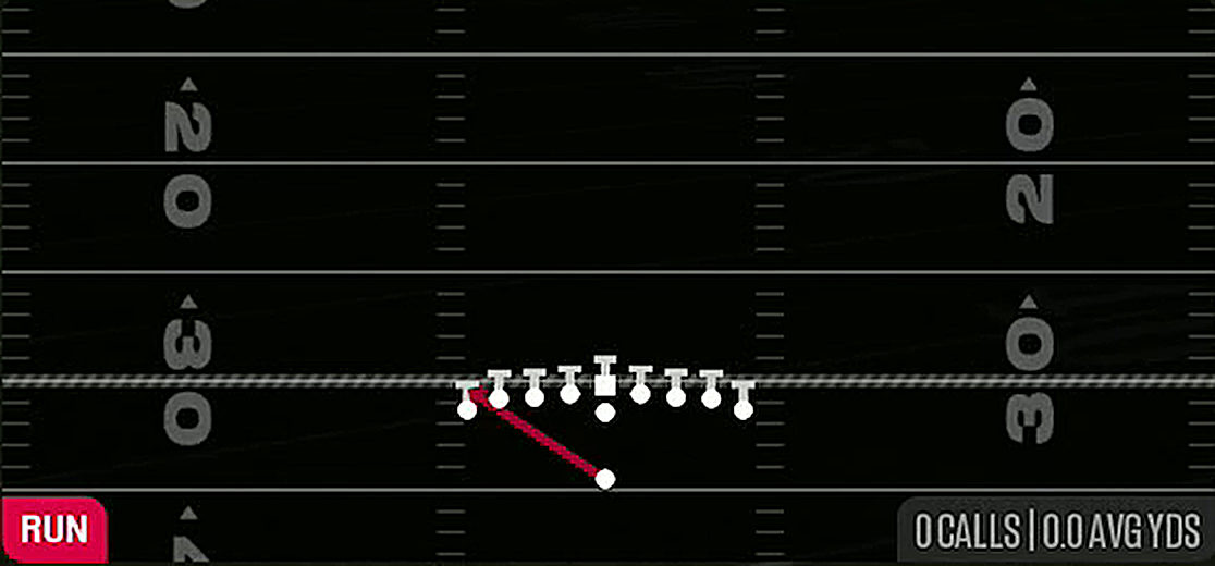 Wide Zone Lt from Singleback Ace Dbl Wing