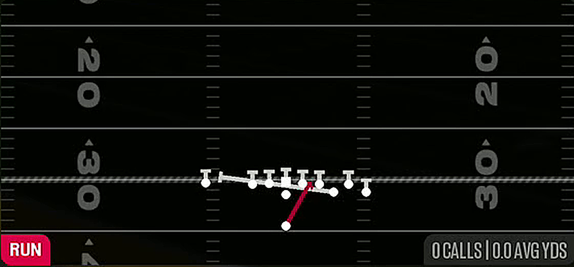 Inside Zone Split from Singleback Bunch X Nasty