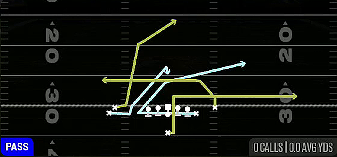 DBL Mtn PA Cross H-Flat from Singleback Doubles Y Off Flex