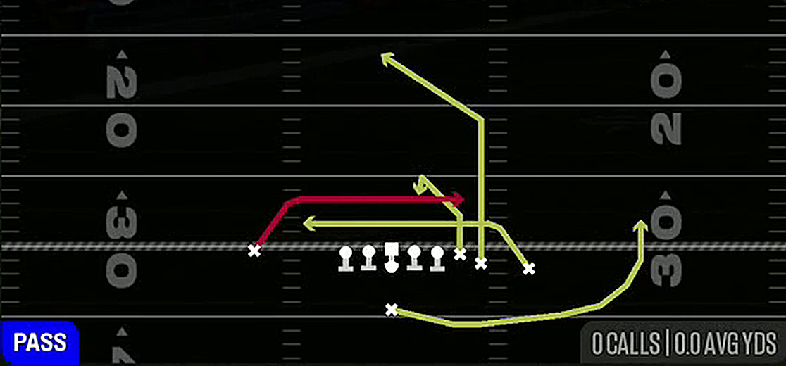 Mesh from Singleback Y Trips Close Wing