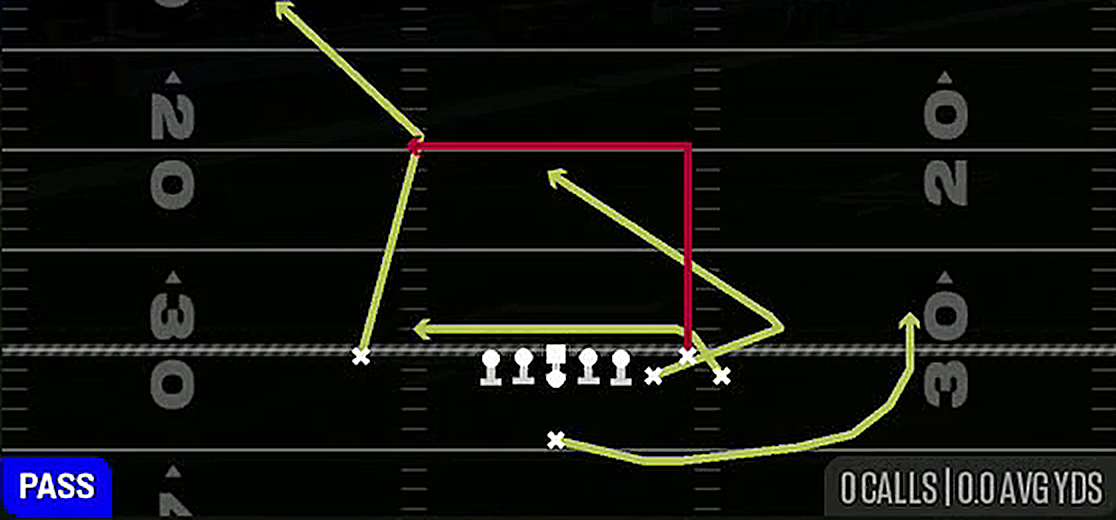 Drive Y Trail from Singleback Bunch Ace