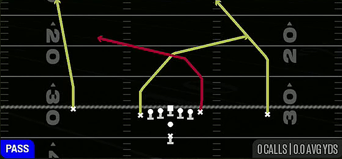 TE Cross from Pistol U Off
