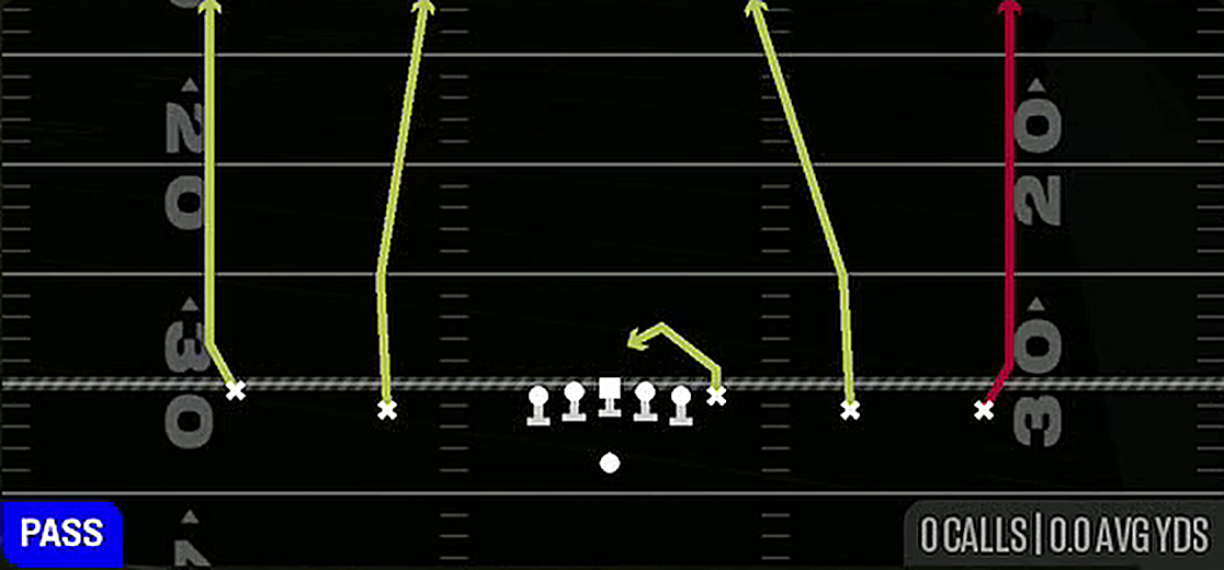 Four Verticals from Gun Empty Trey