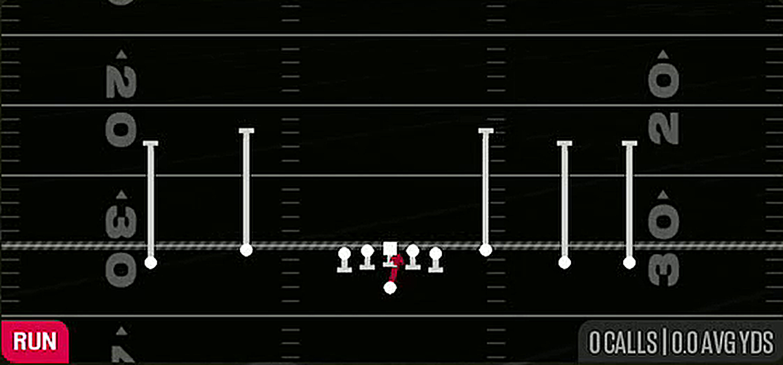 QB Draw from Gun Empty Base Flex