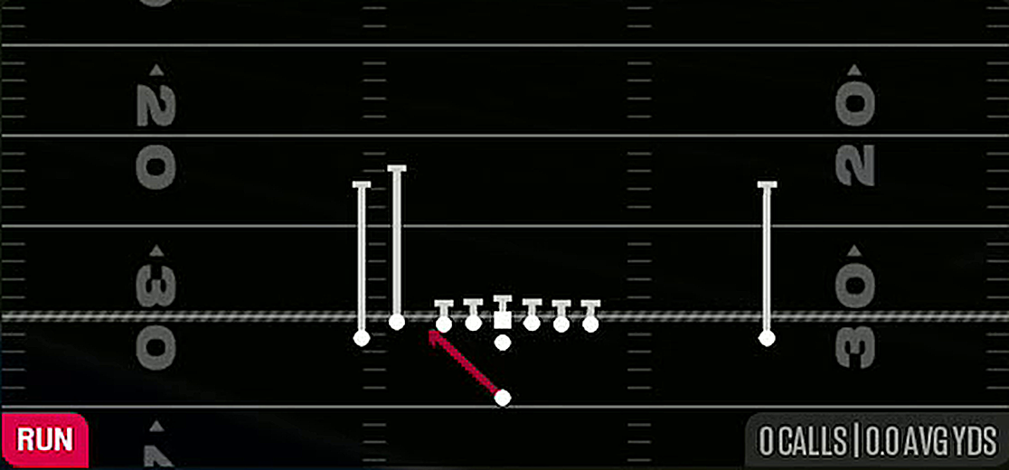 HB Zone Wk from Singleback Doubles South