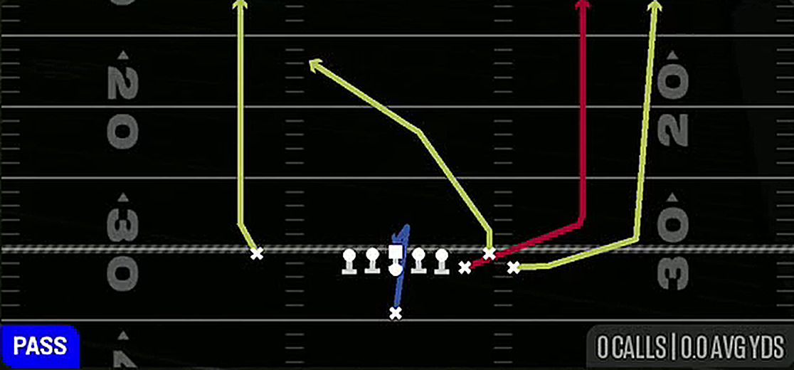 Four Verticals from Singleback Bunch Ace