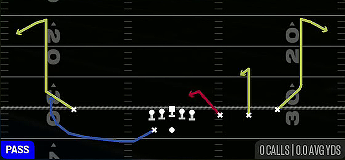 Middle Slam from Gun Trips HB Wk