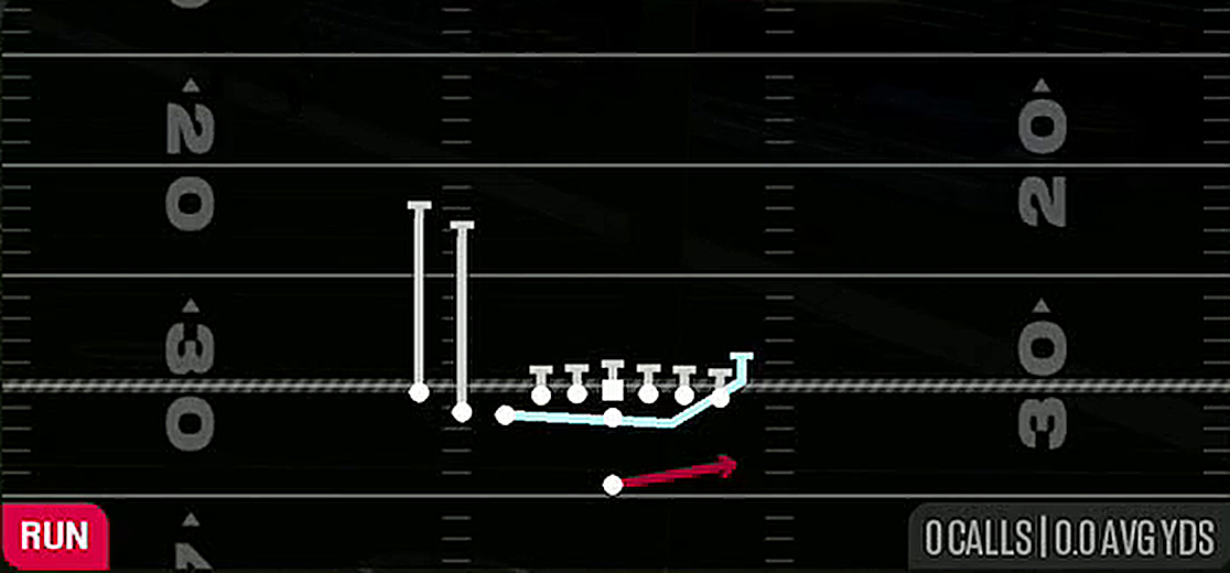 Mtn Zone Toss from Singleback U Off Trips Cluster