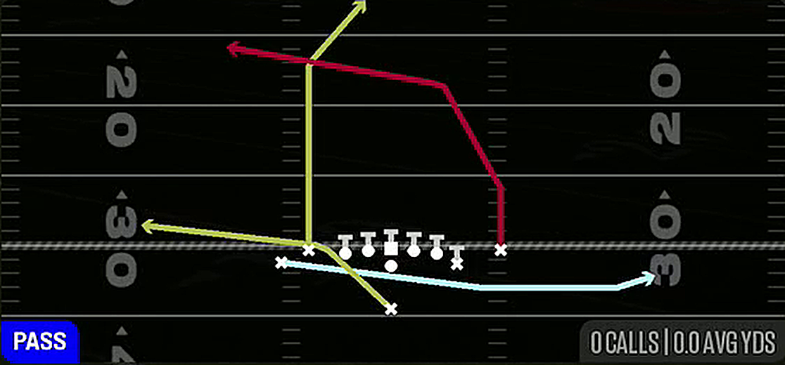 PA Jet Sweep from Singleback Tight Y Off Flex