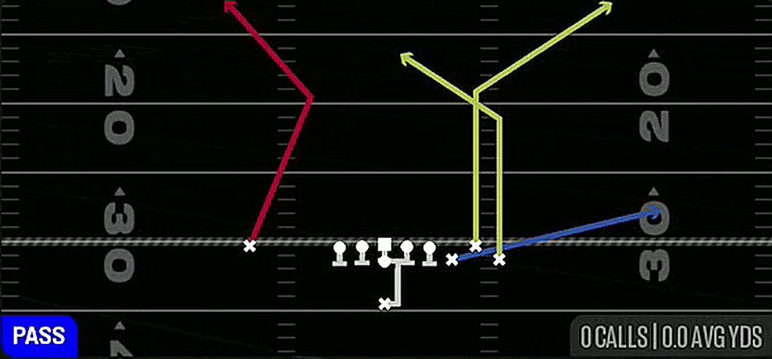 PA Fork Shot from Singleback Bunch Ace