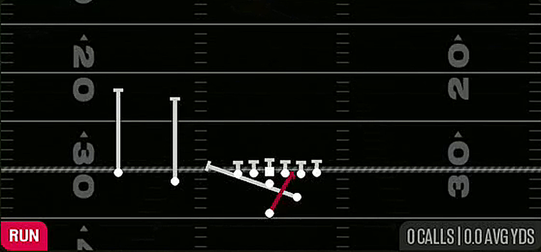 Inside Zone Split from Strong Slot