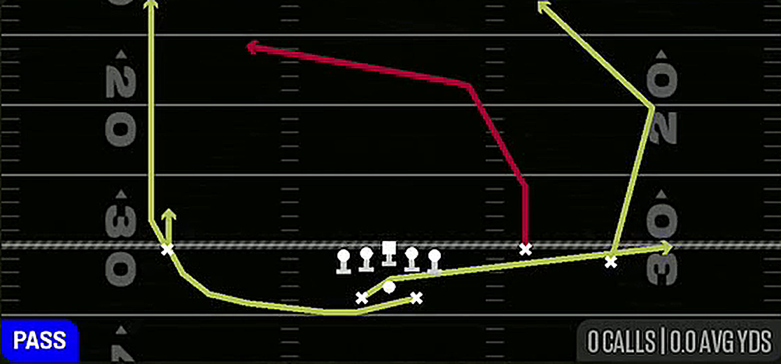 PA Deep Cross from Gun Split Offset