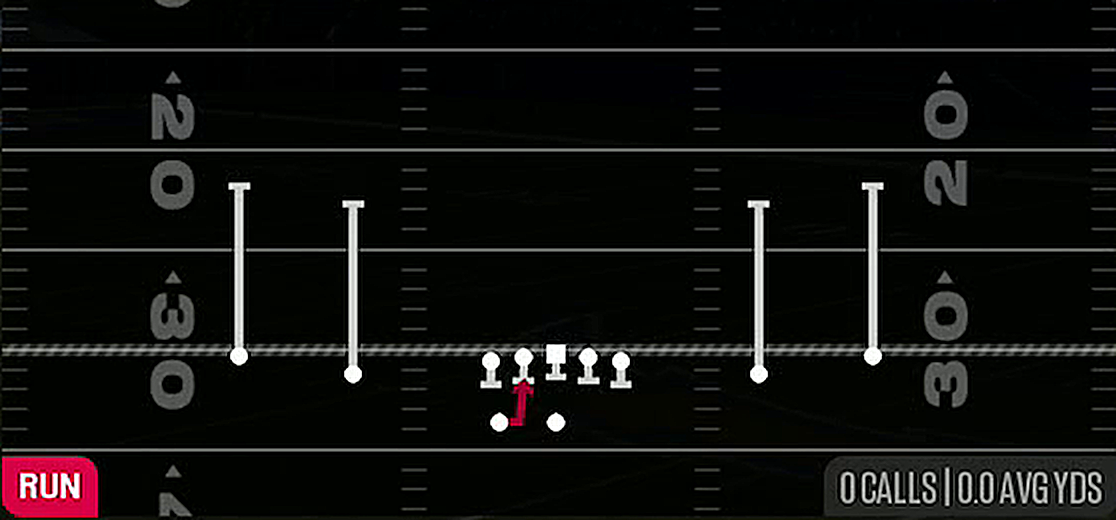 HB Mid Draw from Gun Spread HB Wk