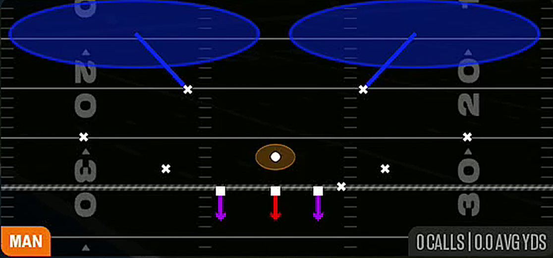Cover 2 Man Spy from Quarter Normal