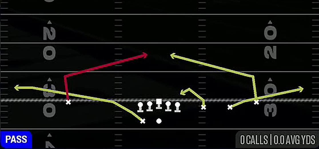 Quick Slants from Gun Trips HB Wk