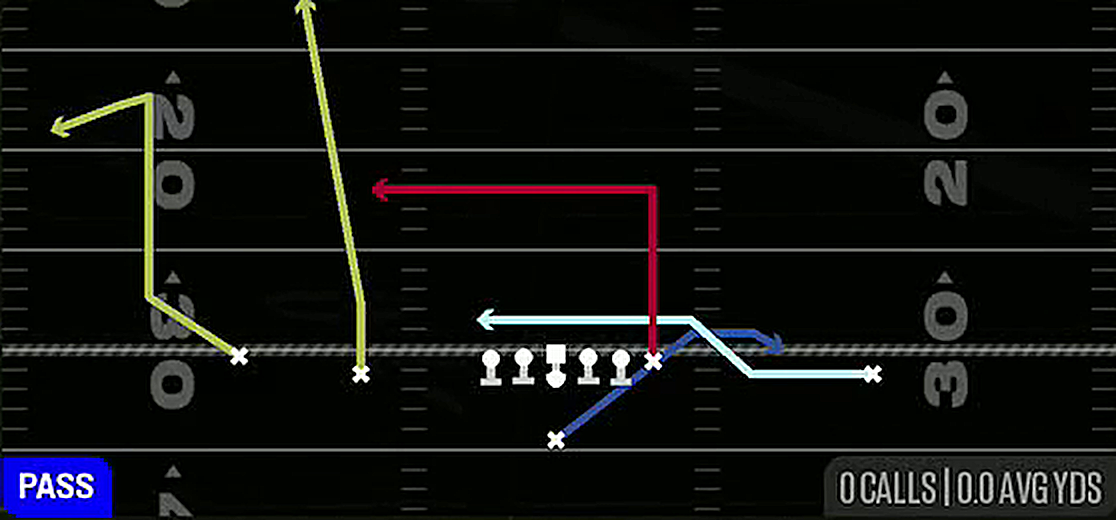 Flanker Drive from Singleback Doubles