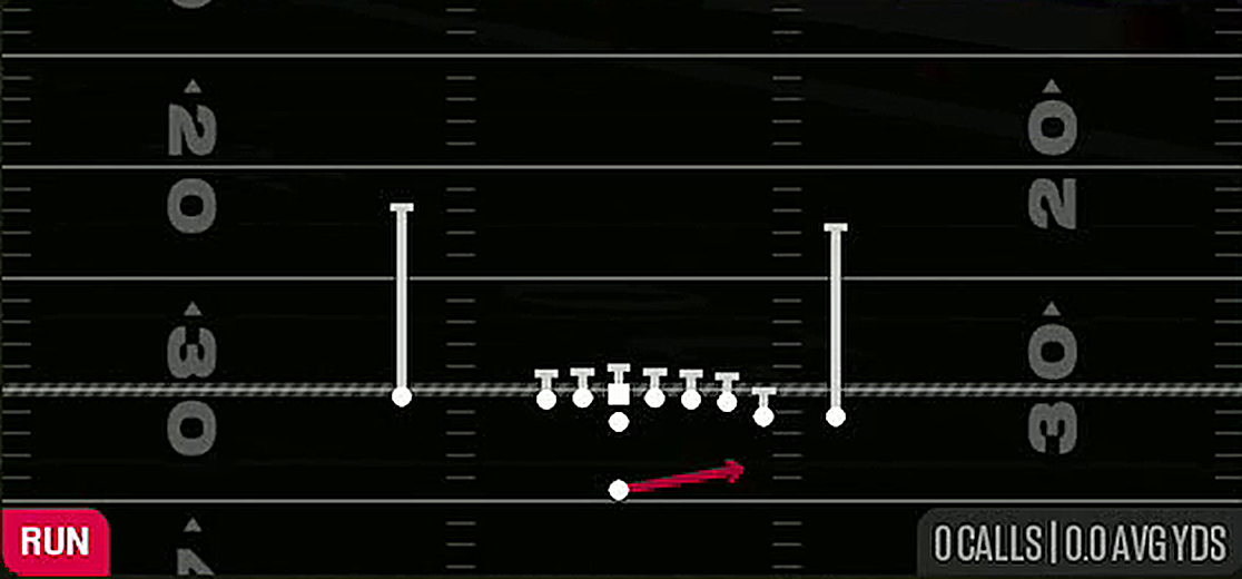 HB Zone Toss from Singleback Wing Close