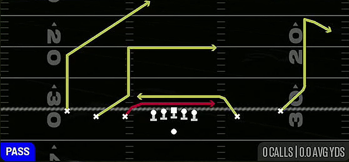 Inside Cross from Gun 5WR Trips
