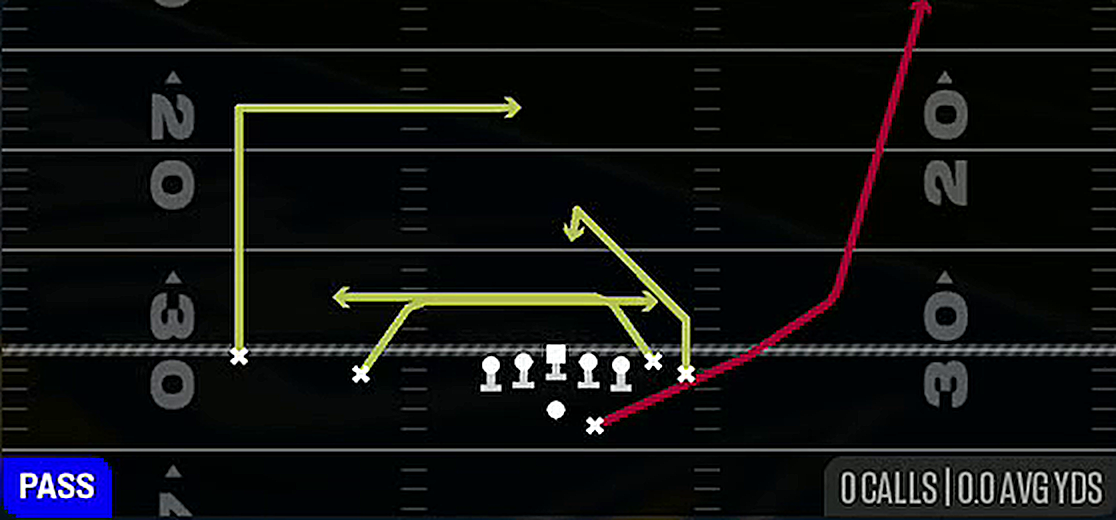 Mesh Sit from Gun Wing Slot Offset