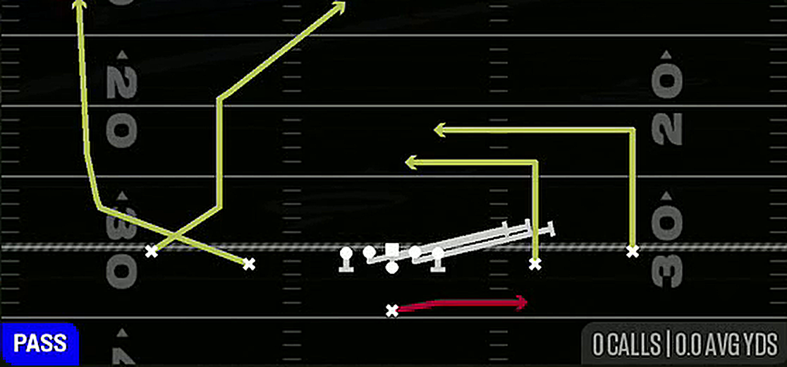 HB Slip Screen from Singleback Spread